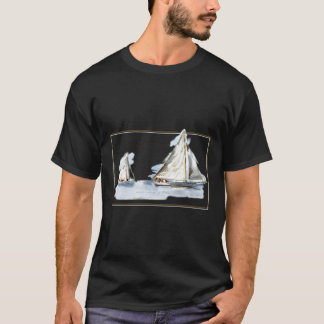 Vintages Segeln Chesapeake Bay Maryland Skipjack S T-Shirt