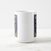 Vintages Segeln-Plakat Kaffeetasse (Mittel)
