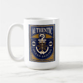 Vintages Segeln-Plakat Kaffeetasse (Links)