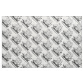 Vintages Segelschiff Windjammer Stoff (Fat Quarter (45,7 x 55,9 cm))