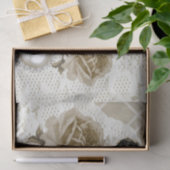 Vintages Seidenpapier Damen-Ivory Lace Elegant (Geschenk)