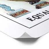 Vintages Seifenplakat - Handbügel Poster (Ecke)