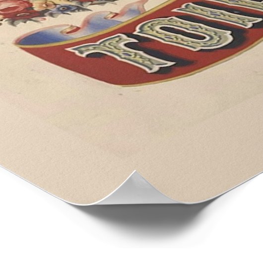 Vintages Seifenplakat Poster (Ecke)