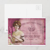 Vintages Seifenposter Postkarte (Vorne/Hinten)