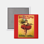 Vintages Sells Floto Circus Poster Magnet (Vorderseite/Rückseite)