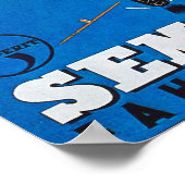 Vintages Semperit der Fahrradwerbung Poster (Ecke)