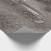 Vintages Sepia Car Antiquitätenmuseum Geschenkpapier (Ecke)