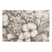 Vintages Sepia-Muster (10) Kissenbezug (Rückseite-Links)