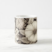 Vintages Sepia-Muster (12) Kaffeetasse (Mittel)