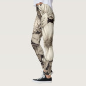 Vintages Sepia-Muster (12) Leggings (Links)