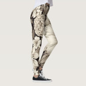 Vintages Sepia-Muster (12) Leggings (Rechts)