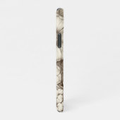 Vintages Sepia-Muster (13) iPhone Hülle (Rechte Seite)