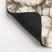 Vintages Sepia-Muster (13) Mousepad (Ecke)