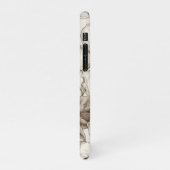 Vintages Sepia-Muster (14) iPhone Hülle (Linke Seite)