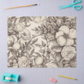 Vintages Sepia-Muster (2) Seidenpapier (Basteln)