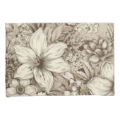 Vintages Sepia-Muster (3) Kissenbezug (Vorderseite-Rechts)