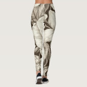 Vintages Sepia-Muster (6) Leggings (Rückseite)