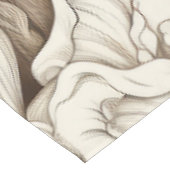 Vintages Sepia-Muster (9) Tischdecke (Schrägansicht)