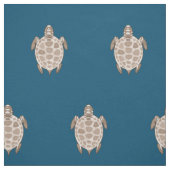 Vintages Sepiaschildkrötemuster Stoff (Muster)
