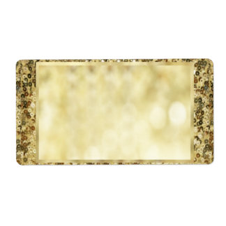 Vintages Sequin Gold Bokeh-Template