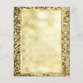 Vintages Sequin Gold Bokeh-Template Flyer (Hinten)