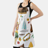 Vintages Set-Muster hawaiianischer Symbole und Sym Schürze (InSitu)