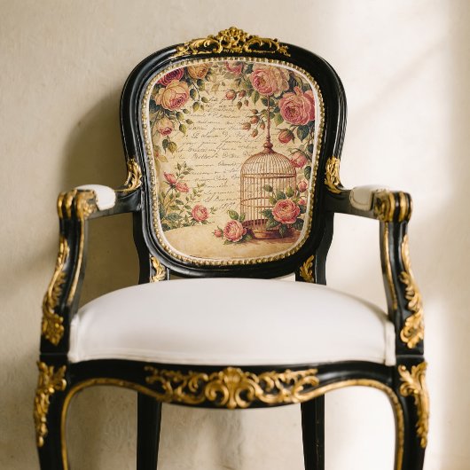 Vintages Shabby Chic Birdcage-Gewebe oder Dekoupag Seidenpapier