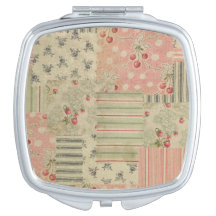 Vintages Shabby Chic Cherry Blumendekoupage