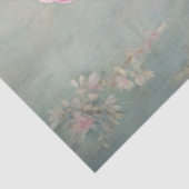 Vintages Shabby Chic Englische Teebecher Rose Seidenpapier (Detail)