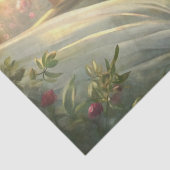 Vintages Shabby Chic Englische Teetasse Rose Seidenpapier (Detail)