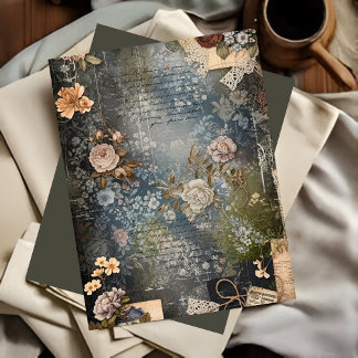 Vintages Shabby Chic Flora Ephemera