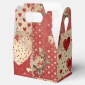 Vintages Shabby Chic Geschenkschachtel (Geöffnet)