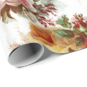 Vintages Shabby Chic Hochzeitsbrot Geschenkpapier (Rolleneckpunkt)