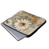 Vintages Shabby Chic Laptopschutzhülle (Vorne Knopf)