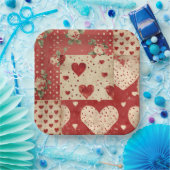 Vintages Shabby Chic Pappteller (Party)