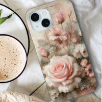 Vintages Shabby Chic Pastell Rosa Rose