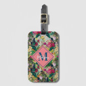 Vintages Shabby Chic Rose Gepäckanhänger (Vorderseite Vertikal)