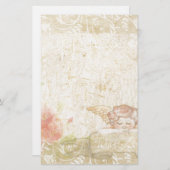 Vintages Shabby Chic Sweet Angelique Briefpapier (Vorne/Hinten)