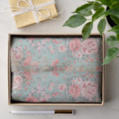 Vintages Shabby Chic-Tissue-Papier Seidenpapier (Geschenk)