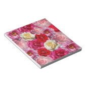 Vintages Shabby Chic Vibranly Country Rose Notizblock (angewinkelt)