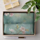 Vintages Shabby Chic-Vogelkoffer mit Rose Seidenpapier (Geschenk)