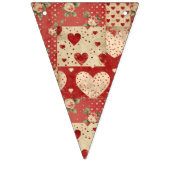 Vintages Shabby Chic Wimpelkette (Zweite Fahne)