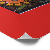 Vintages Shanghai China Travel Poster (Ecke)