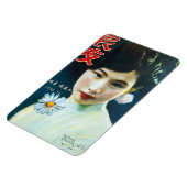Vintages Shanghai Flapper Beauty Button-up Girl Magnet (Linke Seite)