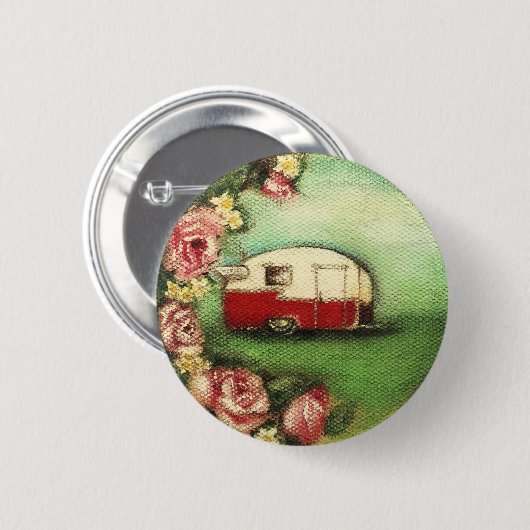 Vintages Shasta Button (Vorne & Hinten)