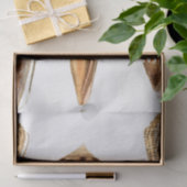 Vintages Shelling Tissue Paper Seidenpapier (Geschenk)