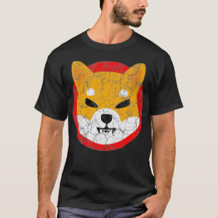 Vintages Shiba Inu SHIB Crypto Logo T-Shirt