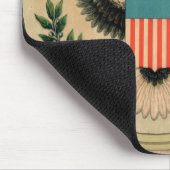 Vintages Siegel der USA Mousepad (Ecke)