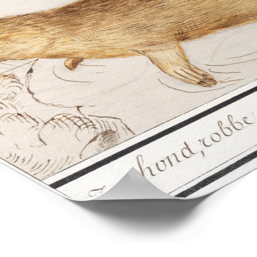 Vintages Siegel Poster (Ecke)