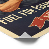 Vintages Siegesposter des Kaffeebauers Poster (Ecke)